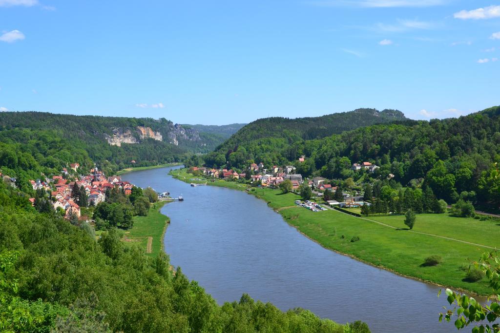 Ferienwohnungen Langer Stadt Wehlen Buitenkant foto